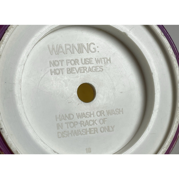 Nintendo Pokemon Vtg 2000 Tumbler Cups #25 Pikachu Yellow Purple TOP ONLY - RARE - Picture 9 of 12